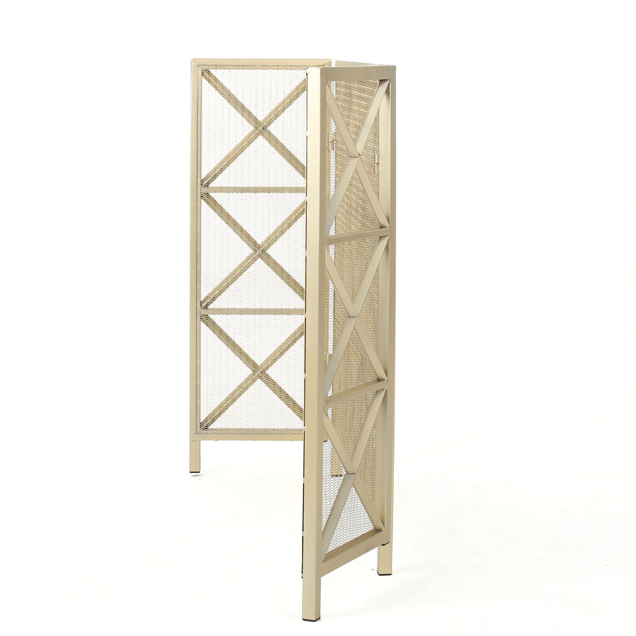 Margaret - 3 Panel Fireplace Screen Iron