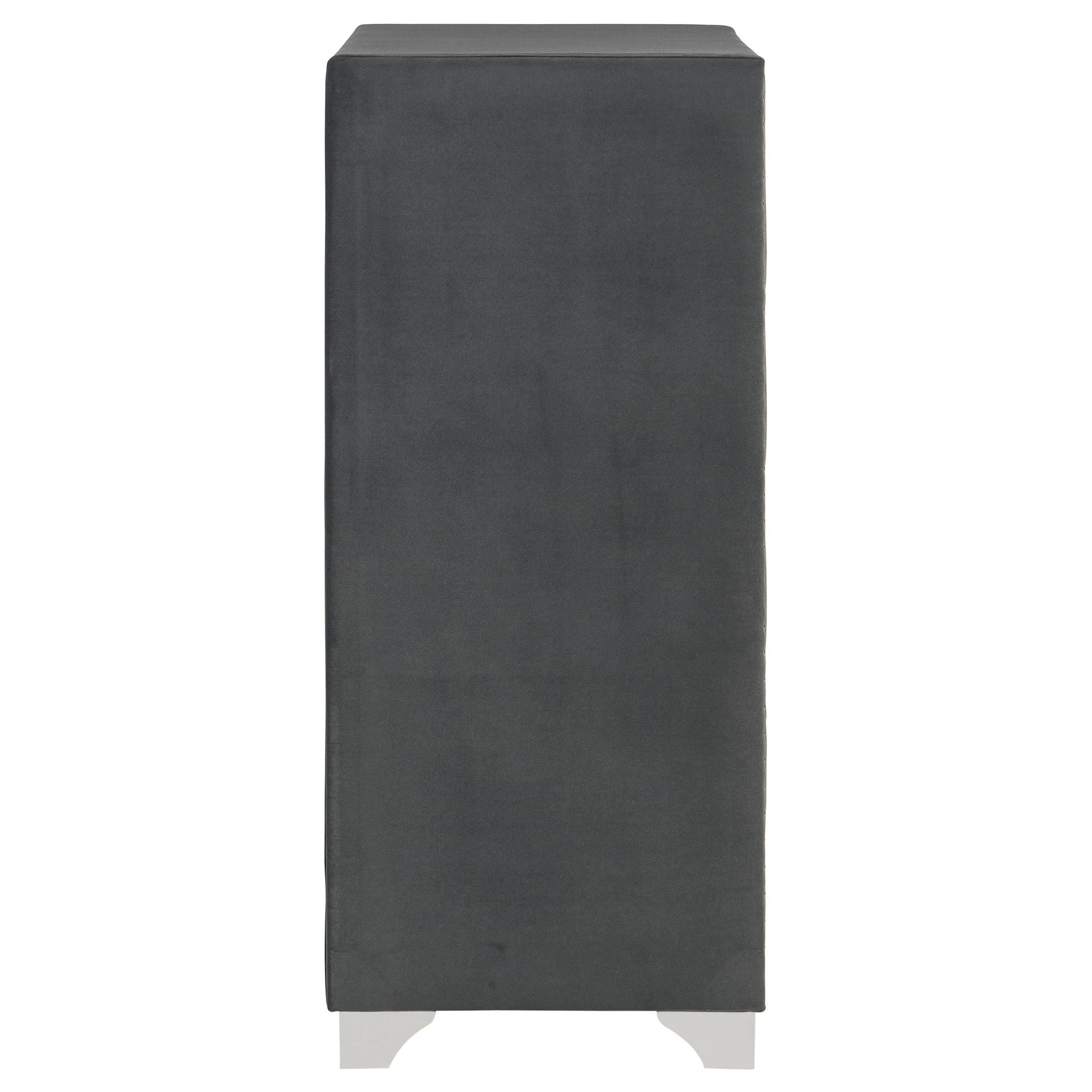 Melody 5-drawer Bedroom Chest Grey