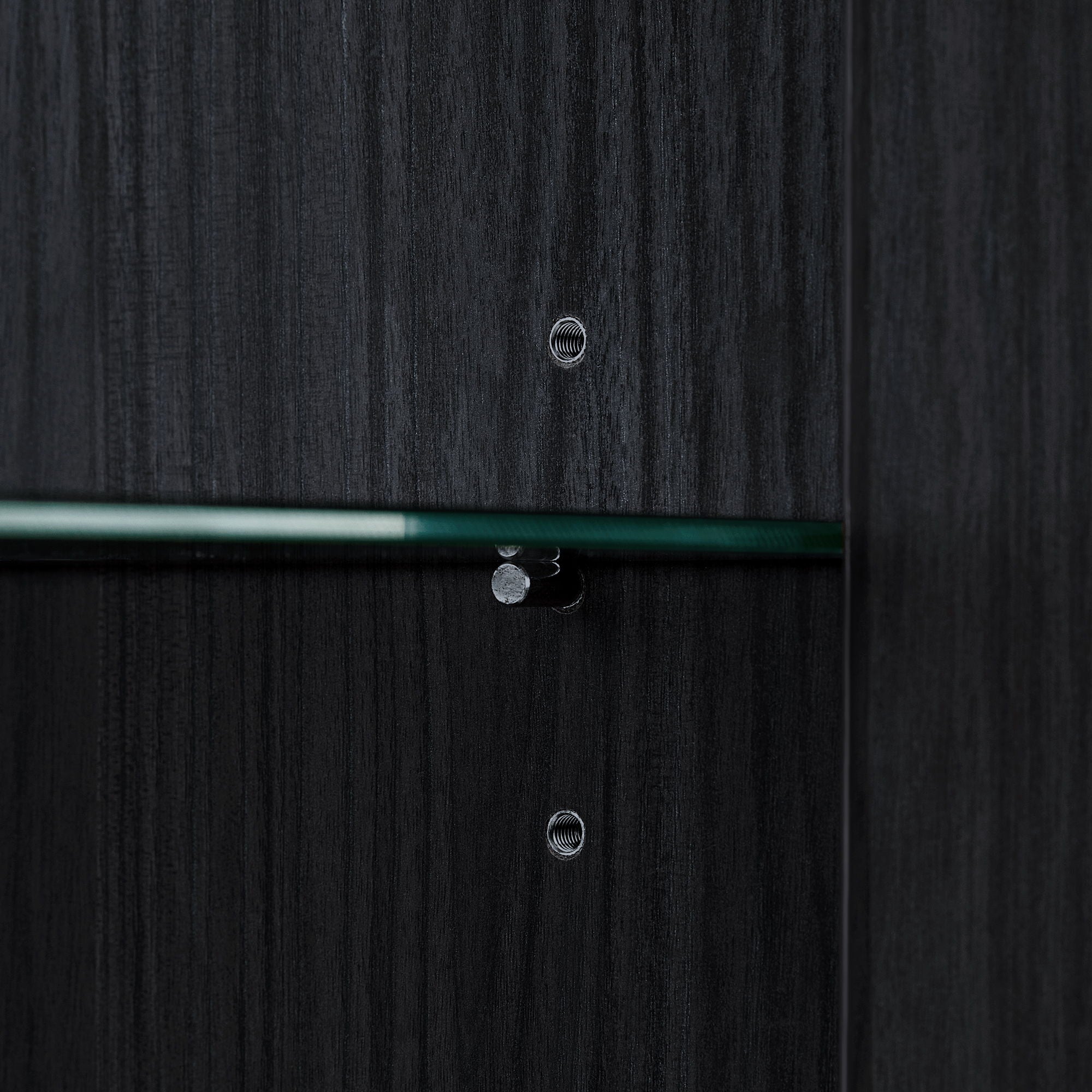 Modern Style Tall Display Cabinet With LED Lighting, Tempered Glass Door, 2 Drawers