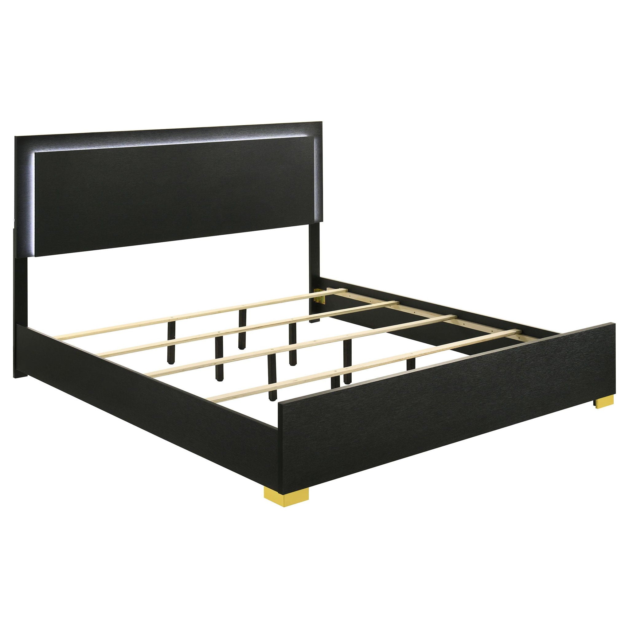 Marceline 4-piece Eastern King Bedroom Set Black