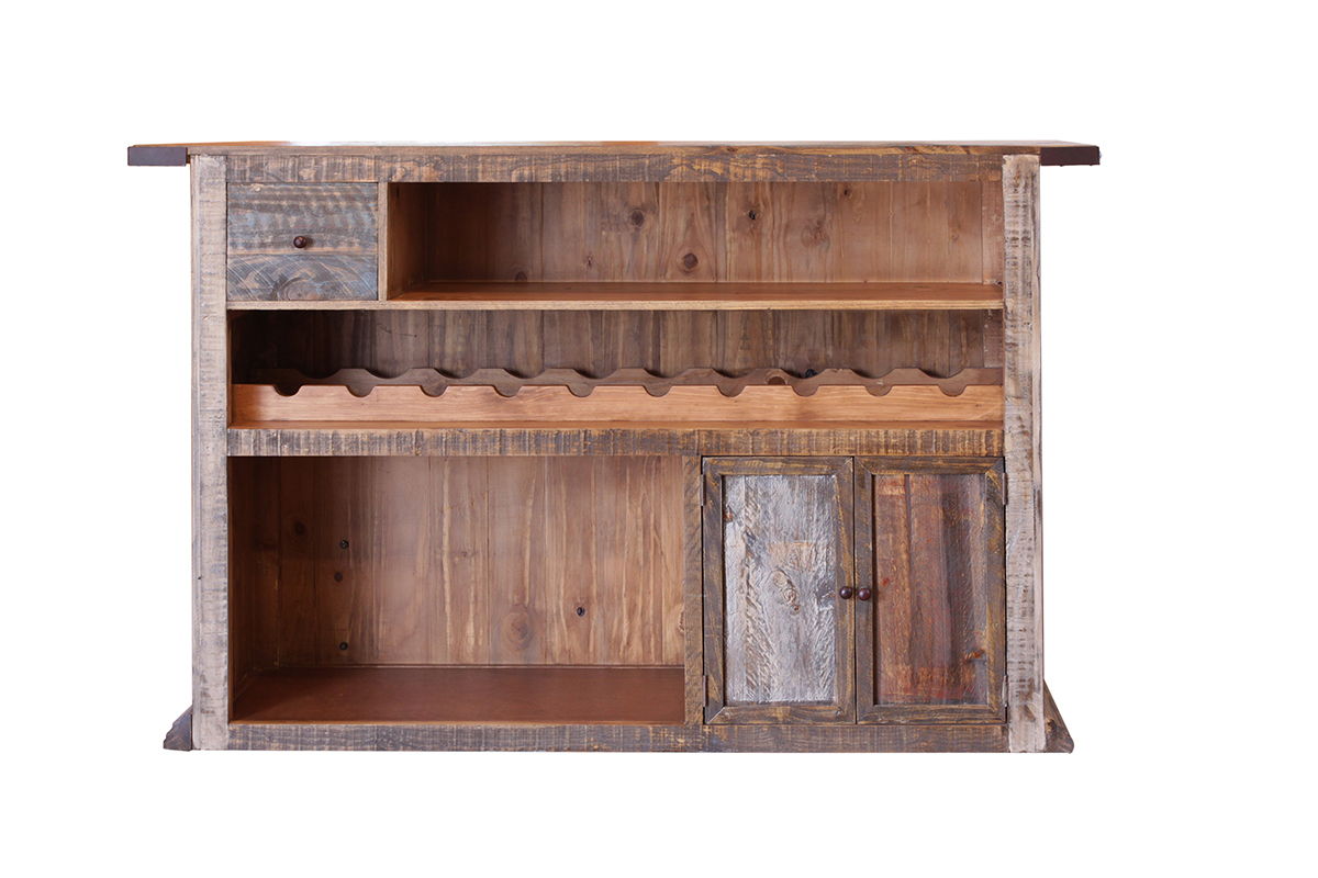 International Furniture Direct Antique - Bar - Multicolor | Meri Furniture