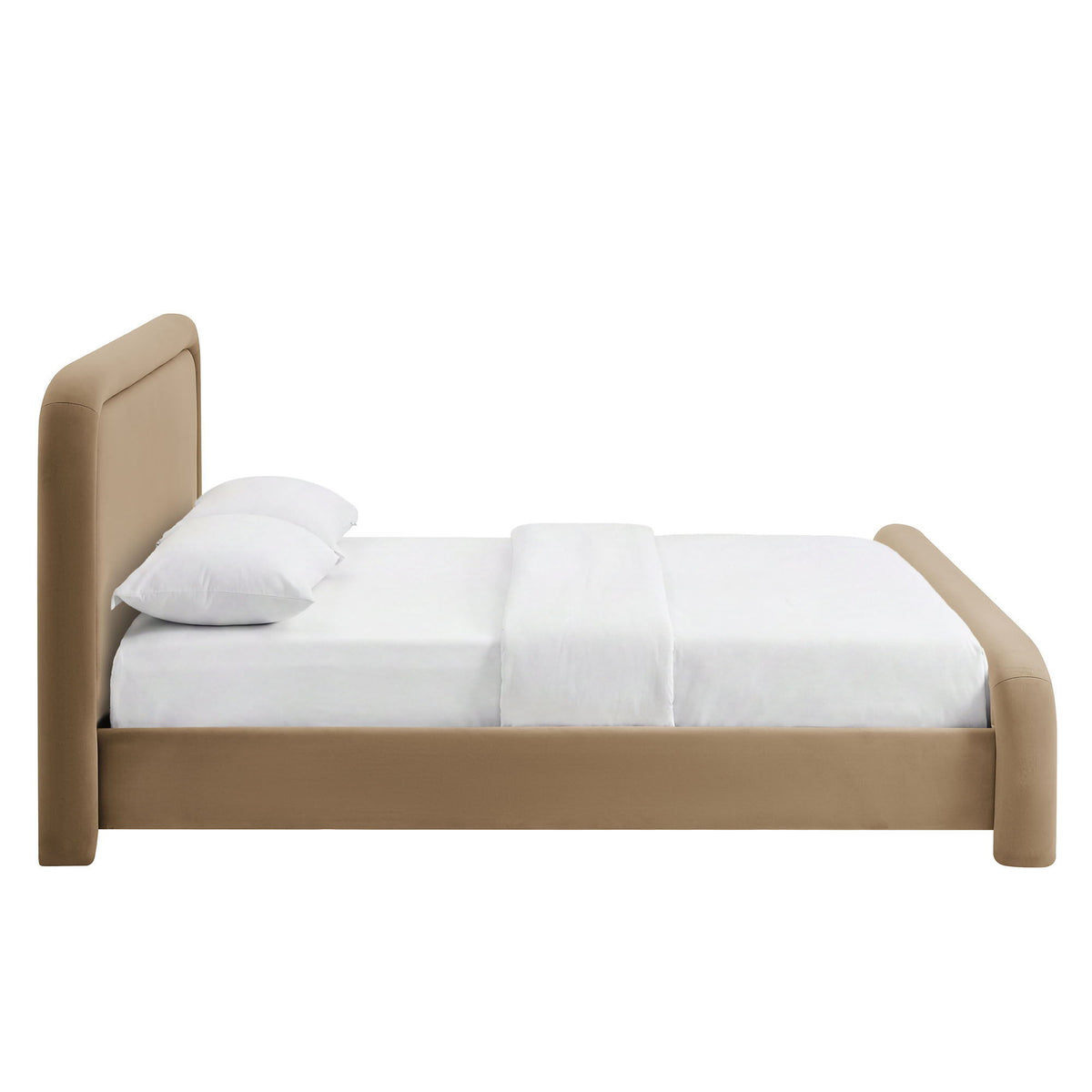 Beck King Performance Velvet Platform Bed by Modway