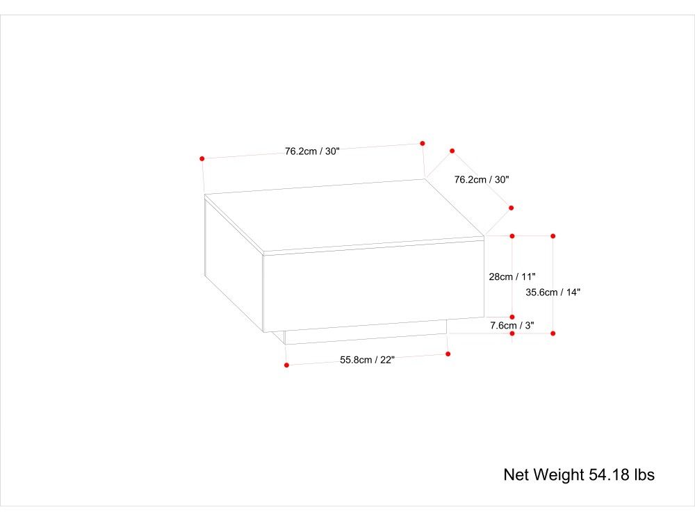 Lockhart - Square Coffee Table - Natural