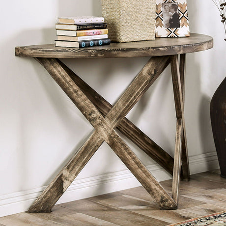 Furniture of America Culver - Sofa Table - Ash Brown | Meri Furniture