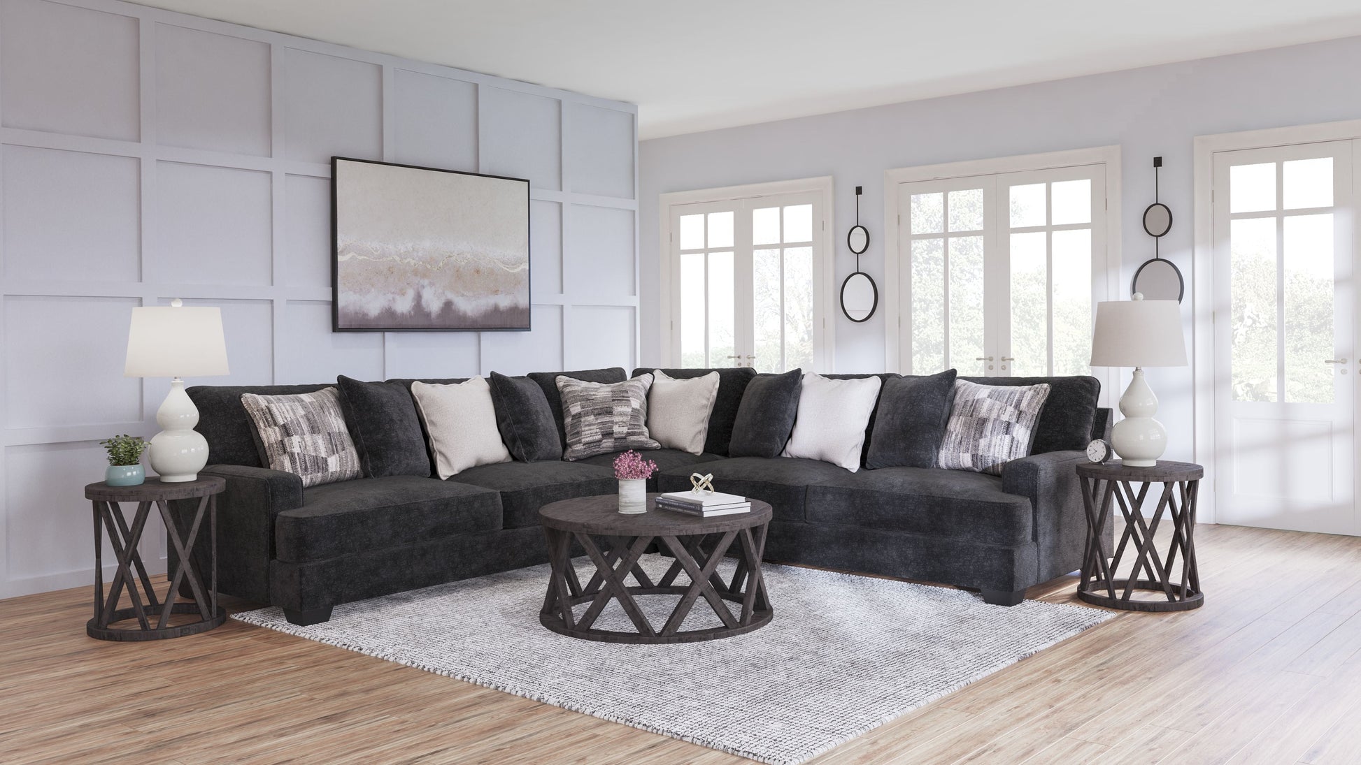 Signature Design by Ashley® Lavernett - Sectional | Meri Furniture