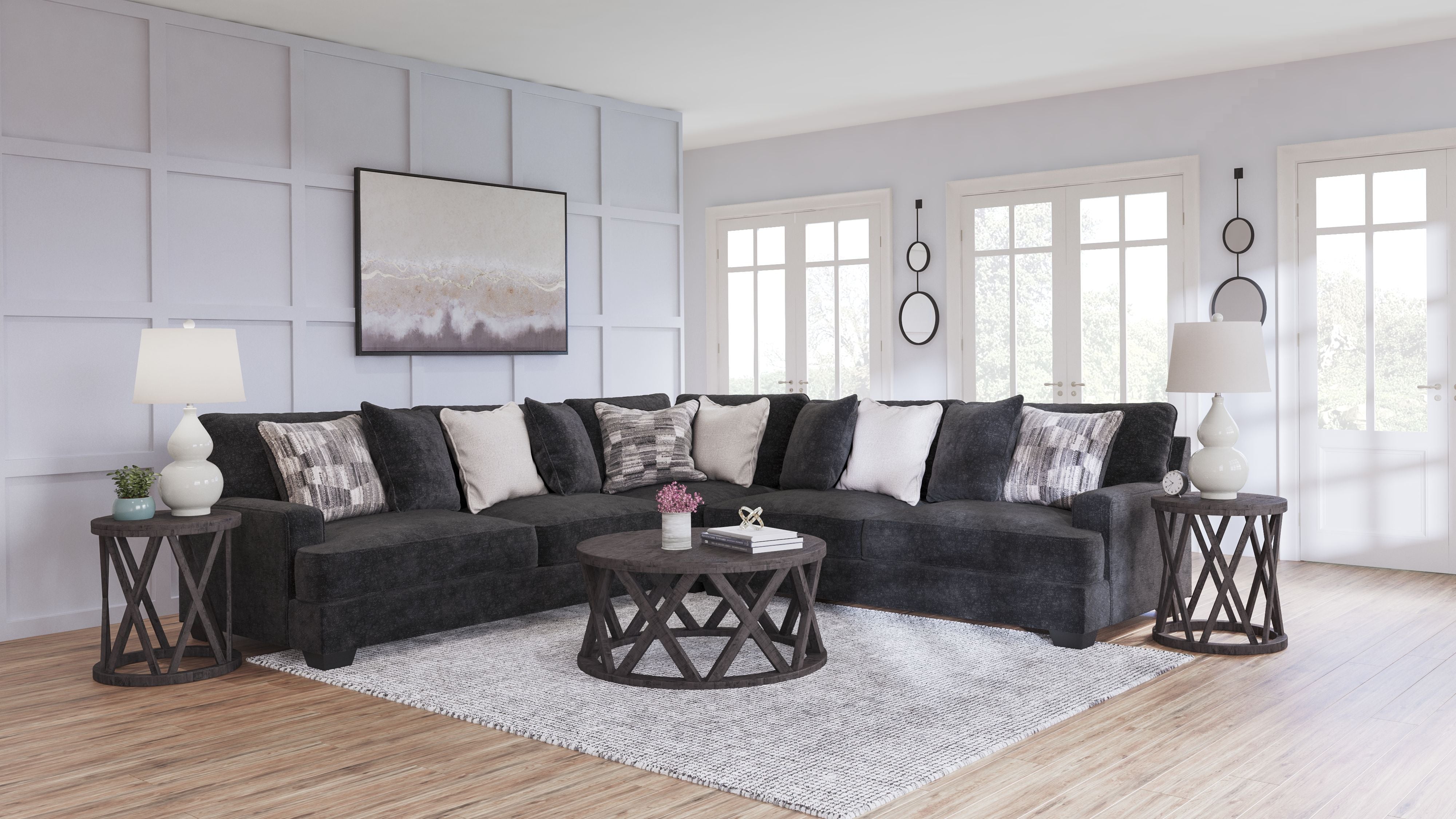 Signature Design by Ashley® Lavernett - Sectional | Meri Furniture