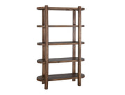 International Furniture Direct Balam - Bookcase - Brown | Meri Furniture