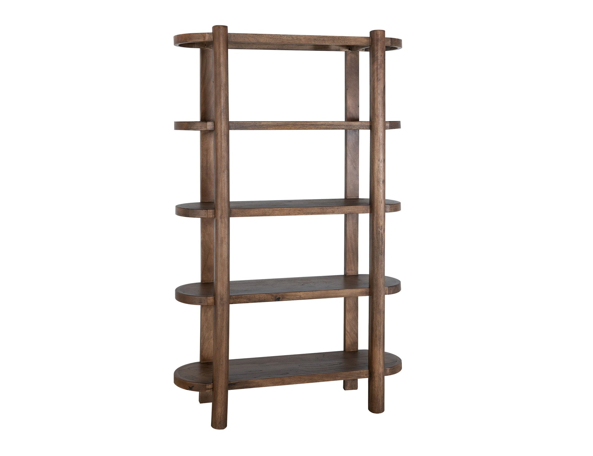 International Furniture Direct Balam - Bookcase - Brown | Meri Furniture