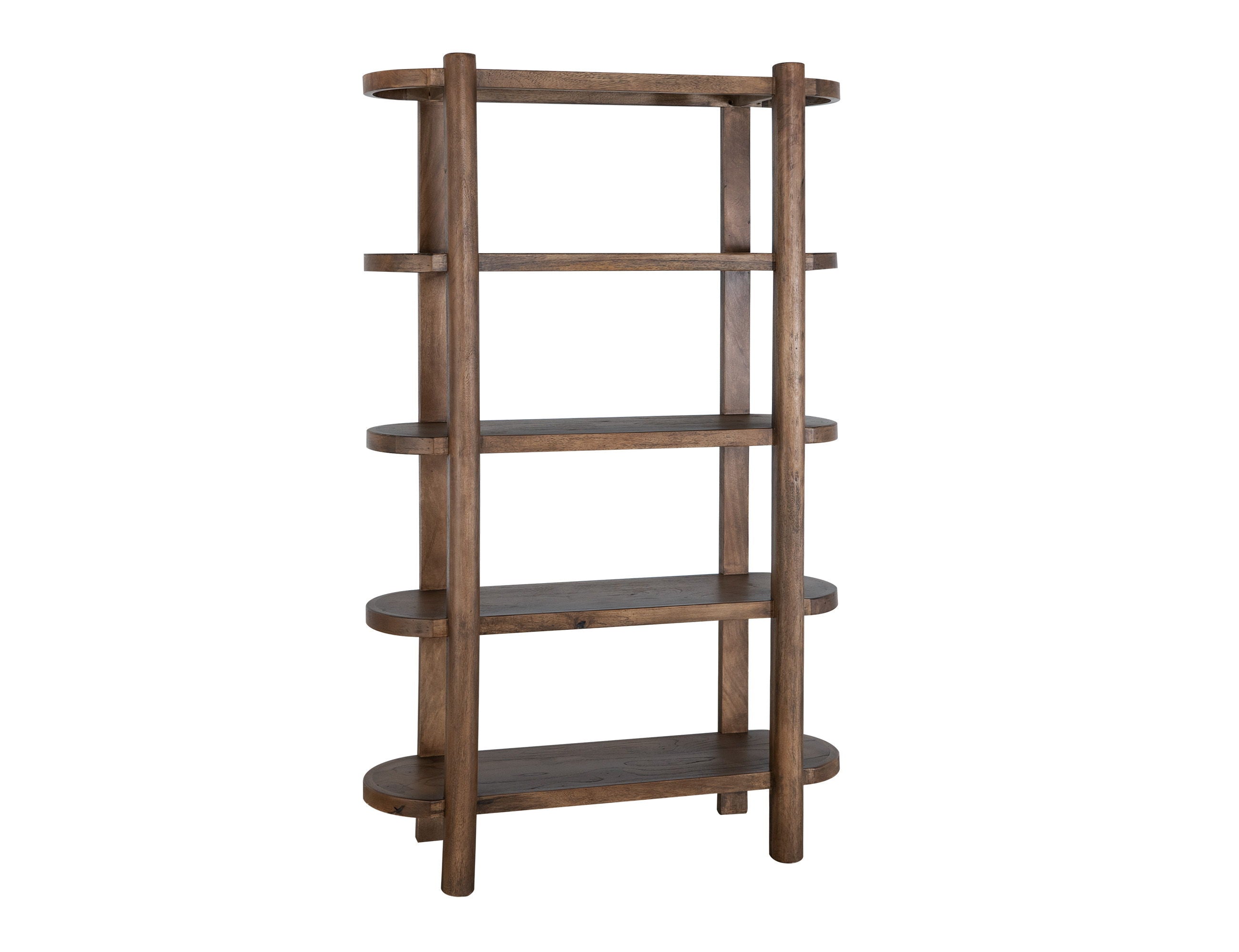 International Furniture Direct Balam - Bookcase - Brown | Meri Furniture
