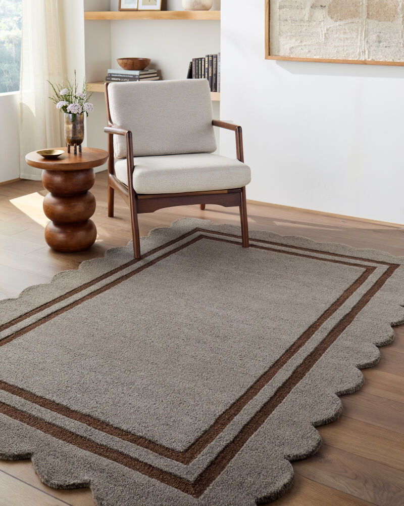 Scalloped Handmade Rug