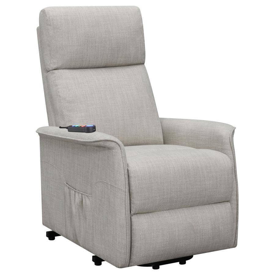 Coaster Fine Furniture Herrera - Upholstered Power Lift Massage Chair | Meri Furniture