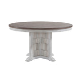 River Place - Pedestal Table Set - White