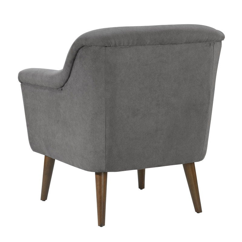Shelby 31.5"W Gray Woven Fabric Oversized Armchair