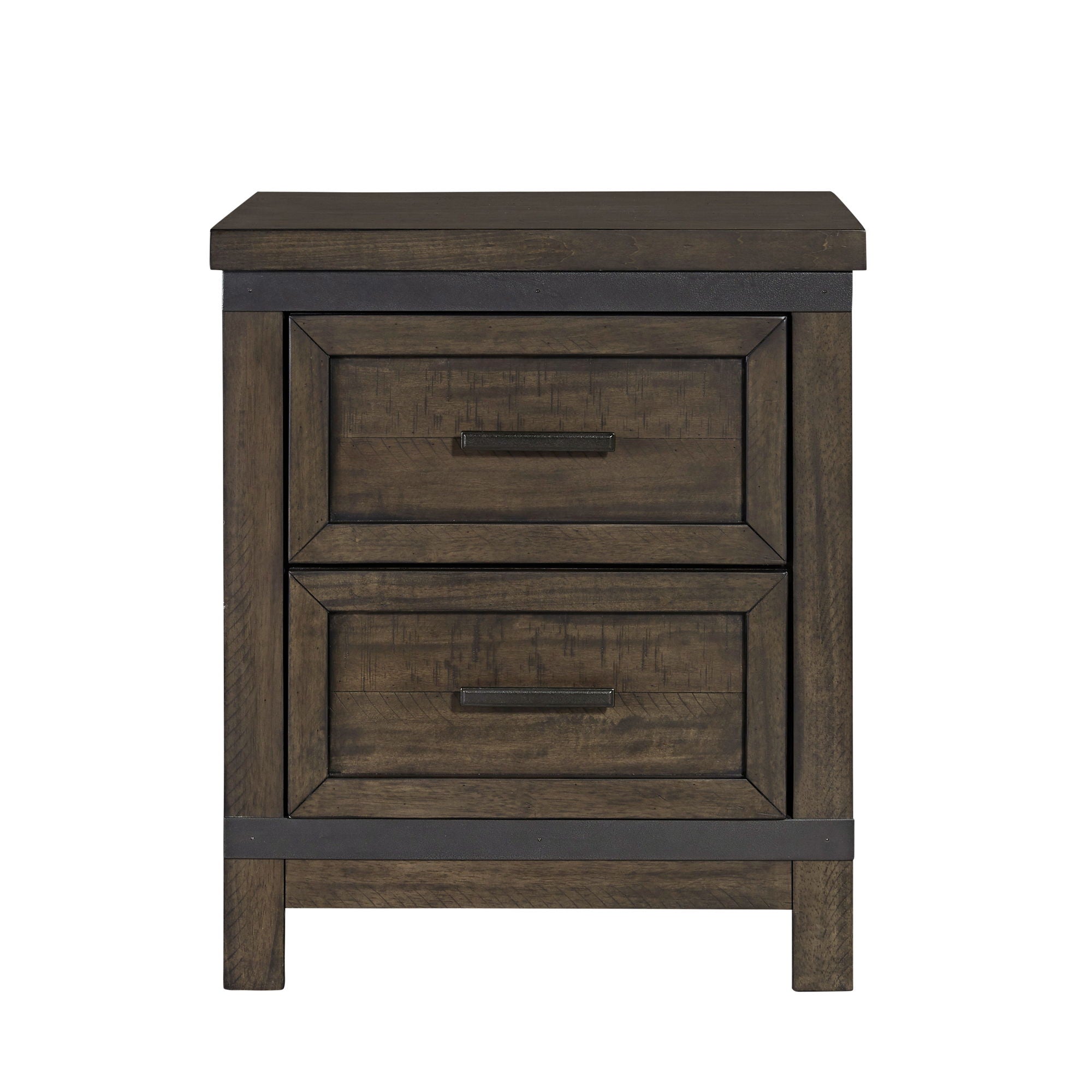 Liberty Furniture Thornwood Hills - 2 Drawer Nightstand - Dark Brown | Meri Furniture
