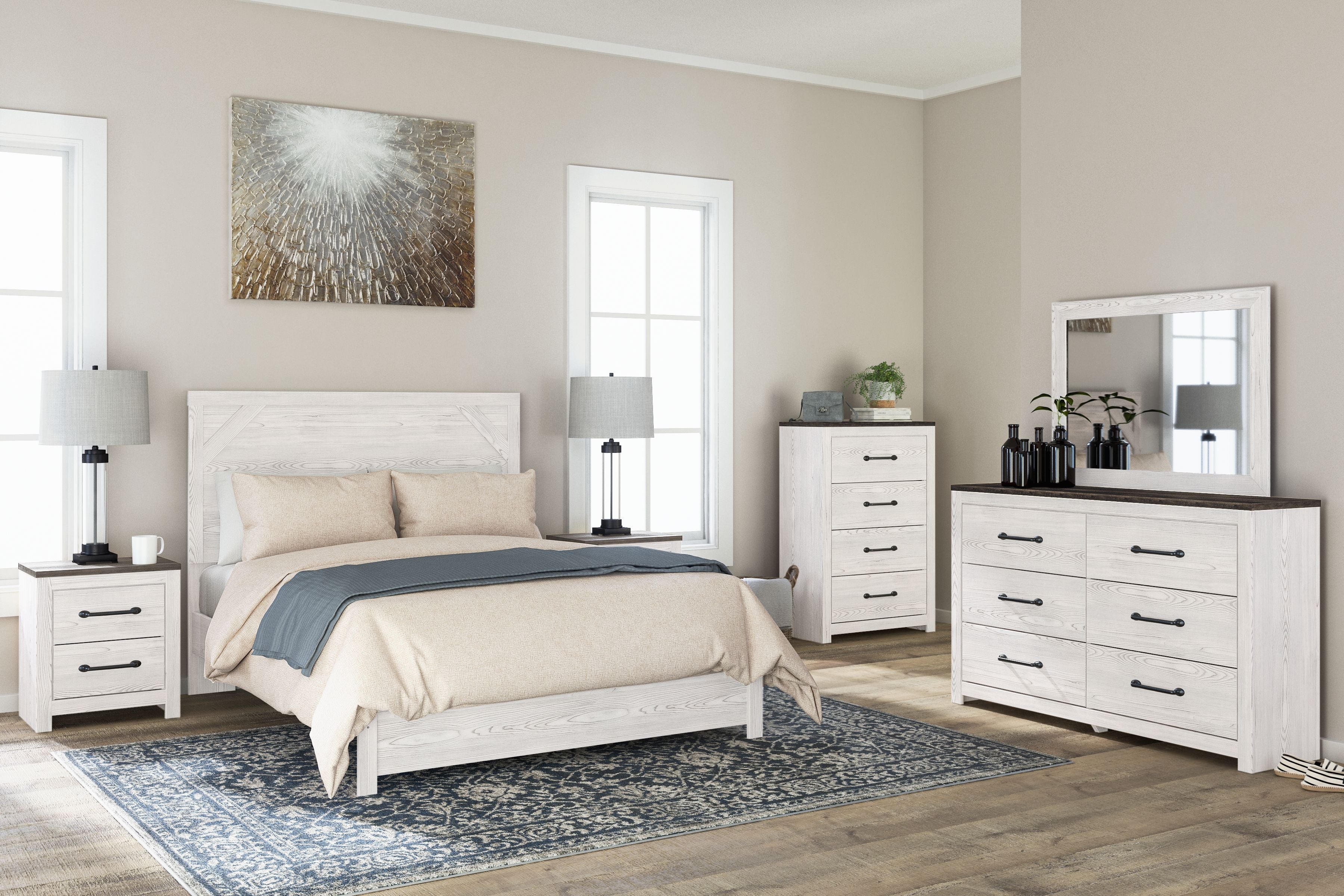 Signature Design by Ashley® Gerridan - Dresser, Mirror | Meri Furniture
