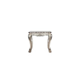 The Dresden traditional end table, reflects highly decorative details, oversized claw feet, decorative carving inlay veneers on apron, all carefully made with selected materials. This table will be the showpiece of any room environment.