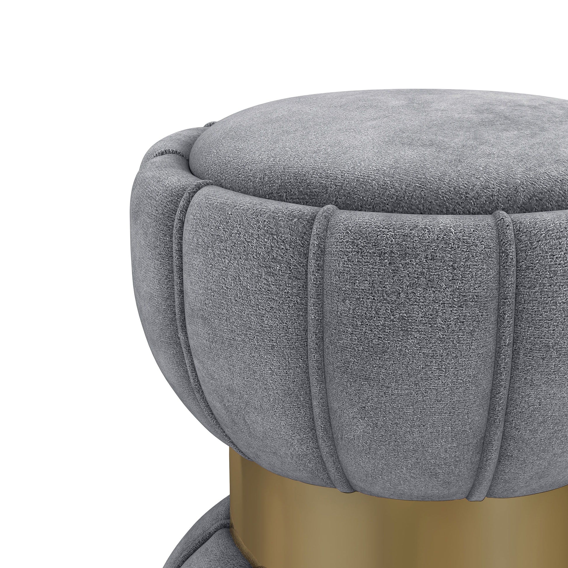 Coaster Fine Furniture Sora - Round Upholstered Ottoman | Meri Furniture