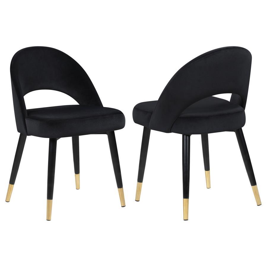 Coaster Fine Furniture Lindsey - Upholstered Dining Side Chair (Set of 2) | Meri Furniture