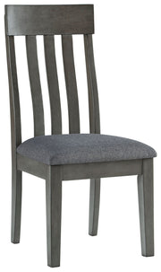 Ashley Furniture Hallanden - Black / Gray - Dining Uph Side Chair (Set of 2) | Meri Furniture