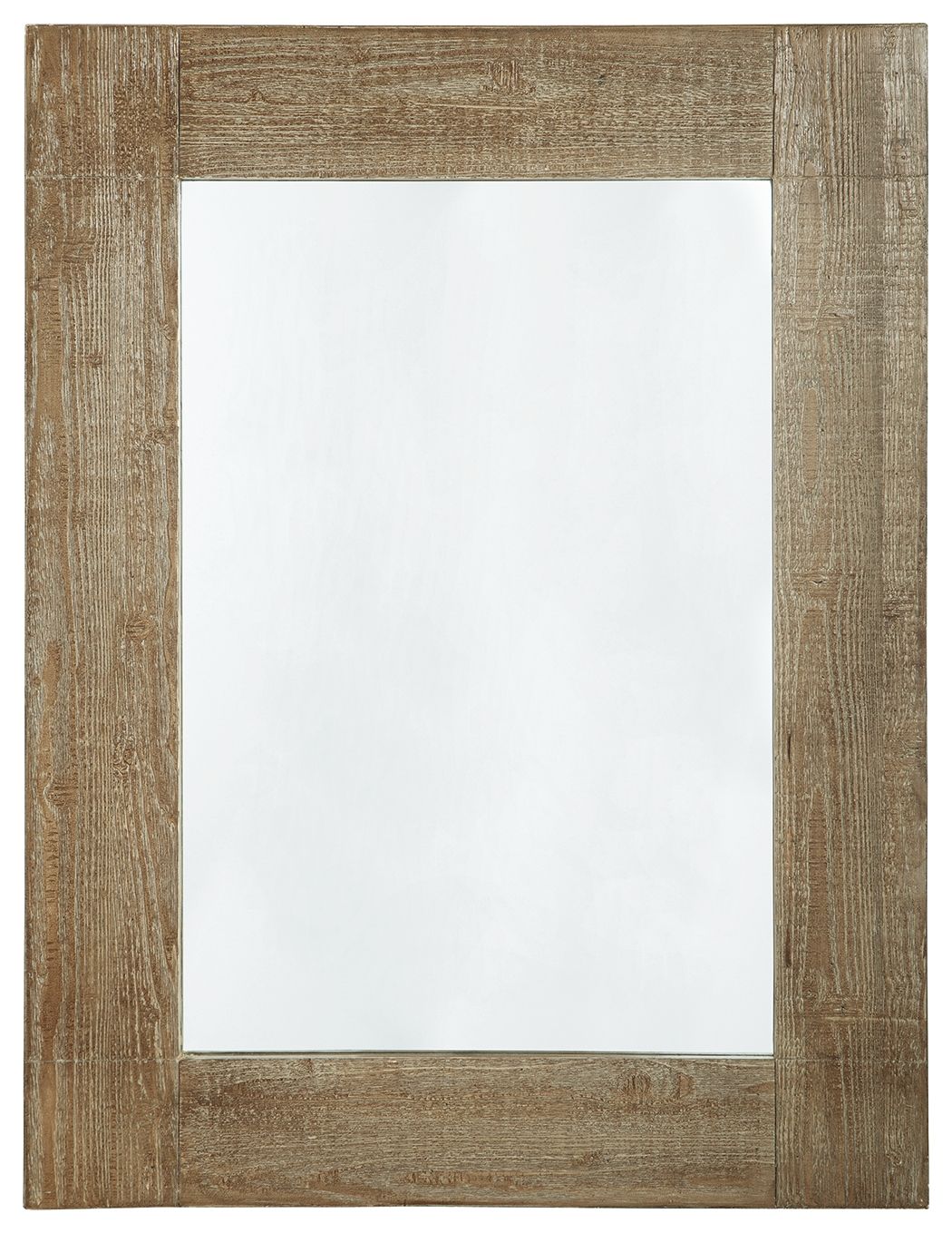 Ashley Furniture Waltleigh - Distressed Brown - Accent Mirror | Meri Furniture