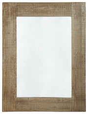 Waltleigh - Accent Mirror - Distressed Brown