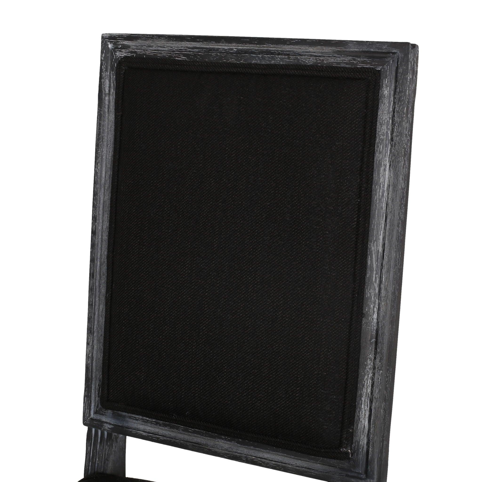 French Country Style Dining Chair With Upholstered Seating And Fluted Legs