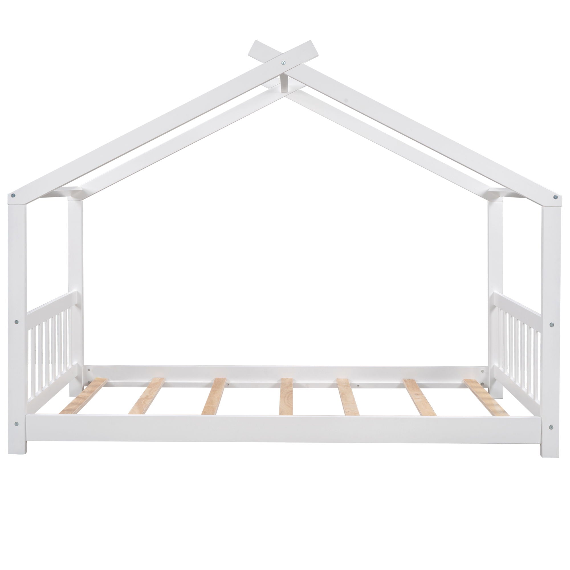 House Platform Bed With Headboard And Footboard, Roof Design