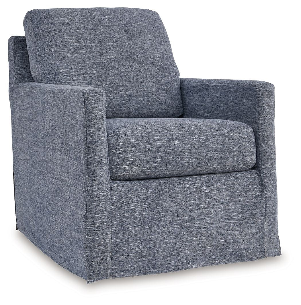 Signature Design by Ashley® Nenana Next-gen Nuvella - Swivel Glider Accent Chair | Meri Furniture