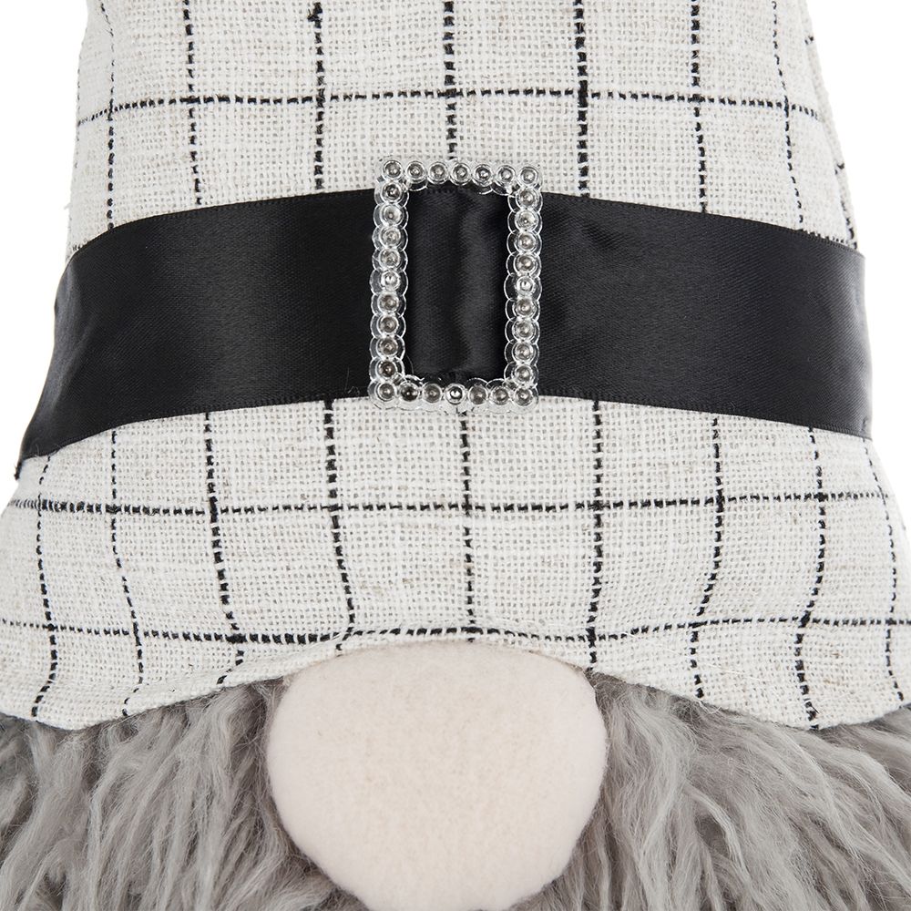 Sitting Gnome With Hat Spider, For Halloween Decor