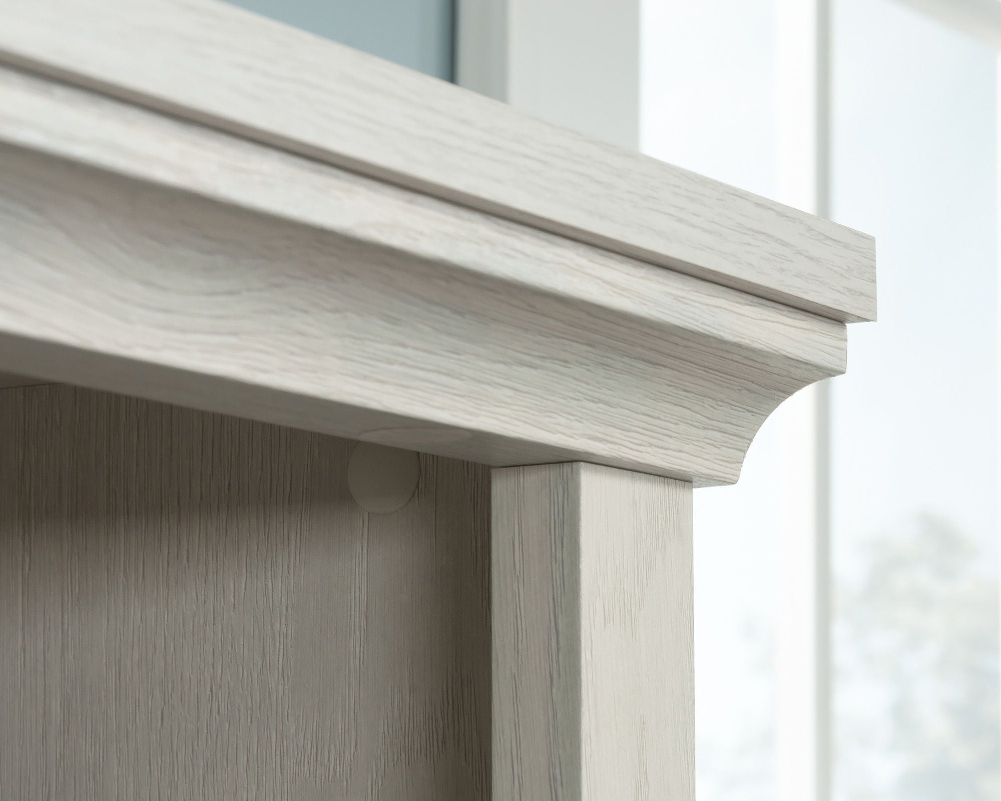 5-Shelf Display Bookcase in Glacier Oak