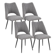 Chair With High Resilience Filling, Adjustable Feet For Kitchens (Set of 4)