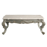 ACME Miliani - Coffee Table With Marble Top - Natural Antique Bronze | Meri Furniture