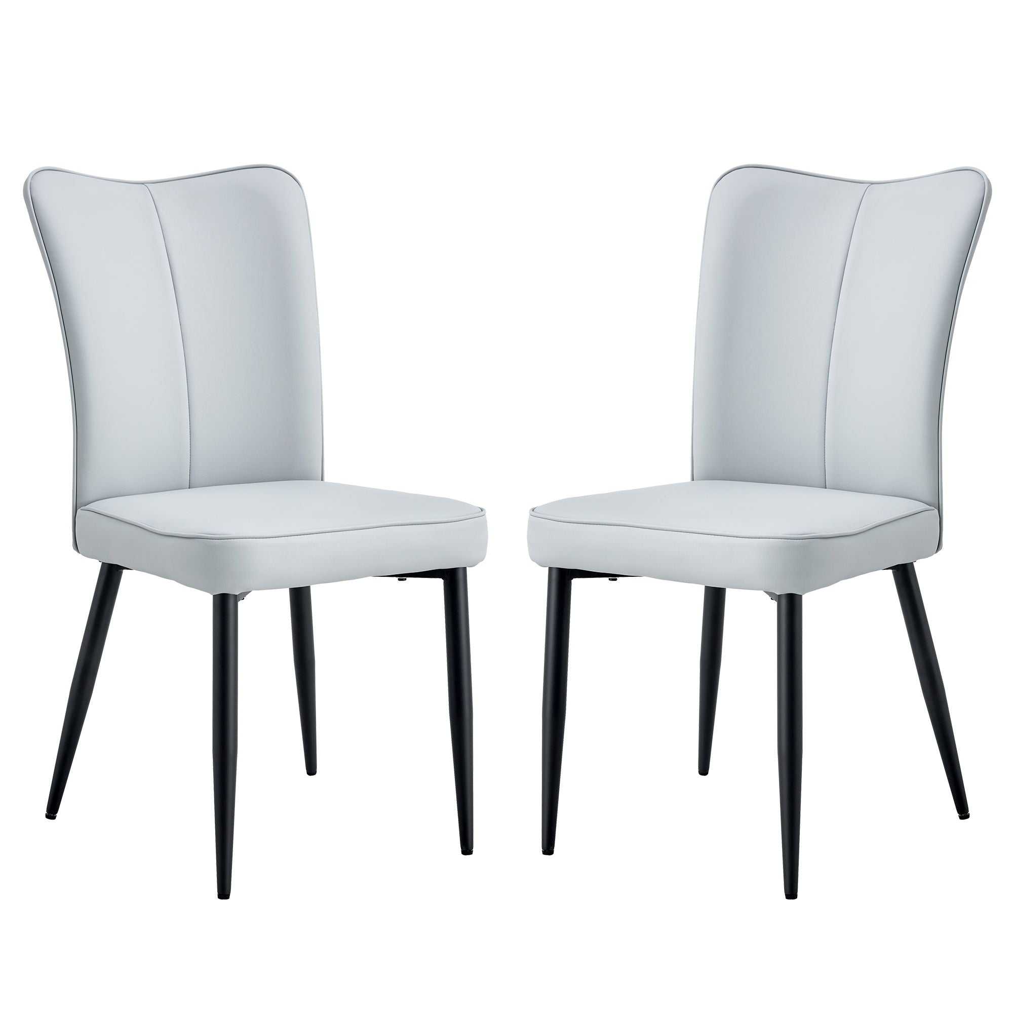 Modern Minimalist Dining Chairs (Set of 2)