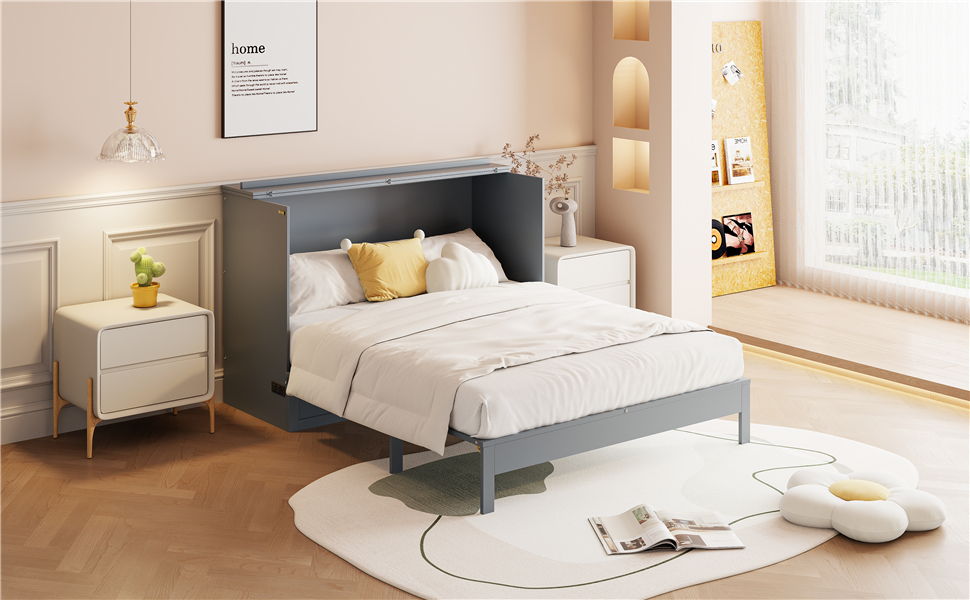 Murphy Bed With Large Drawers