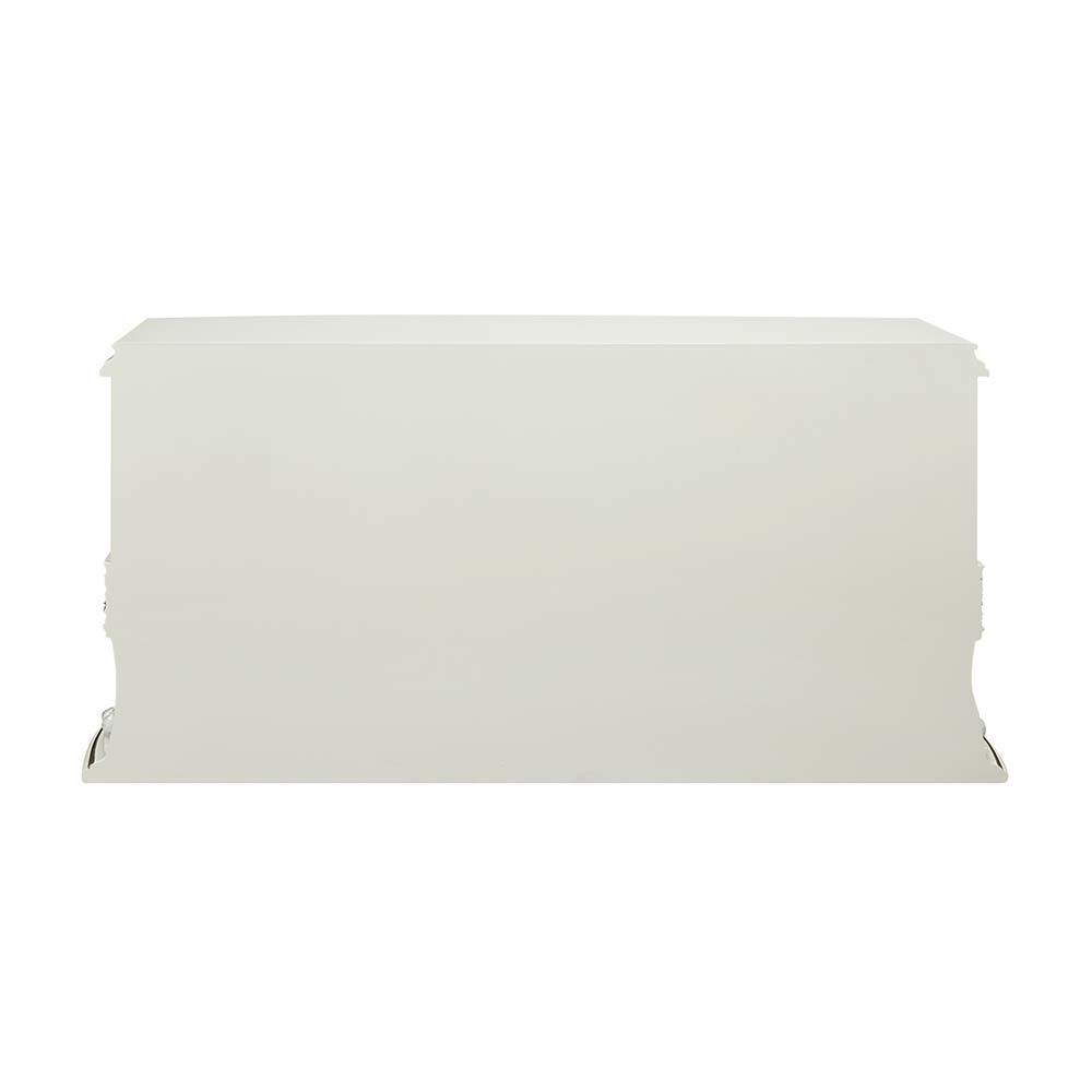 ACME Adara - Dresser - Antique White Finish | Meri Furniture