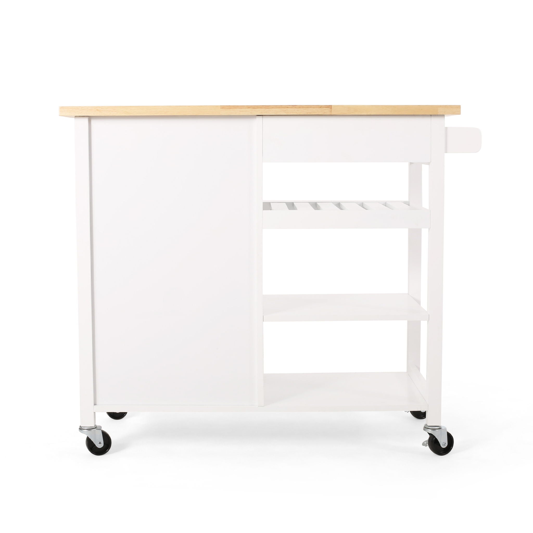 Contemporary Design Kitchen Cart With Wheels