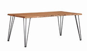 Coaster Fine Furniture Sherman - Live Edge Dining Table - Natural Acacia | Meri Furniture