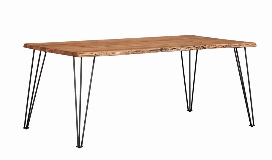 Coaster Fine Furniture Sherman - Live Edge Dining Table - Natural Acacia | Meri Furniture