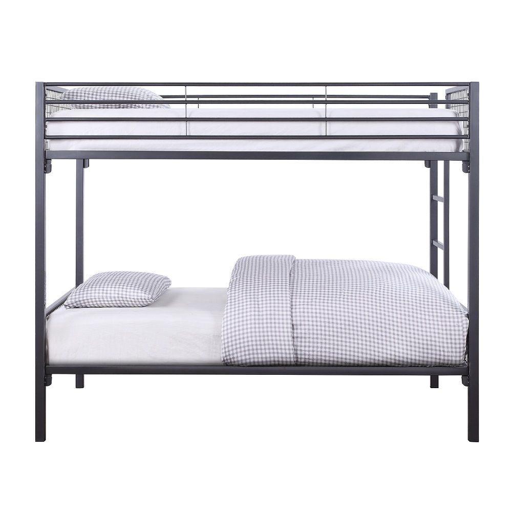 ACME Gelsey - Twin Bunk Bed - Sandy Black | Meri Furniture