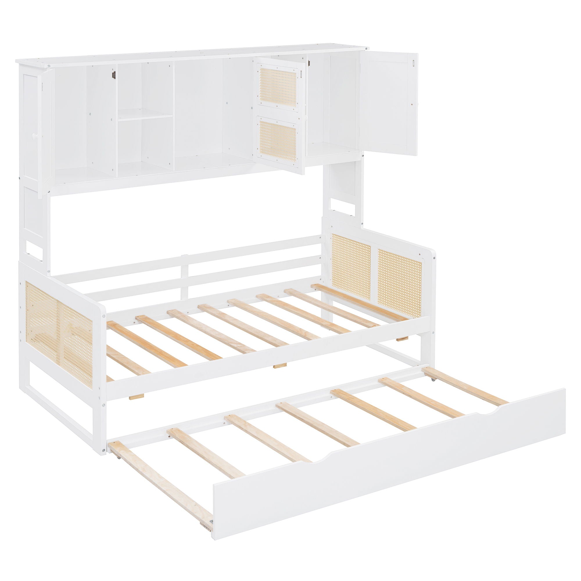 Daybed And All In One Cabinet And Shelf