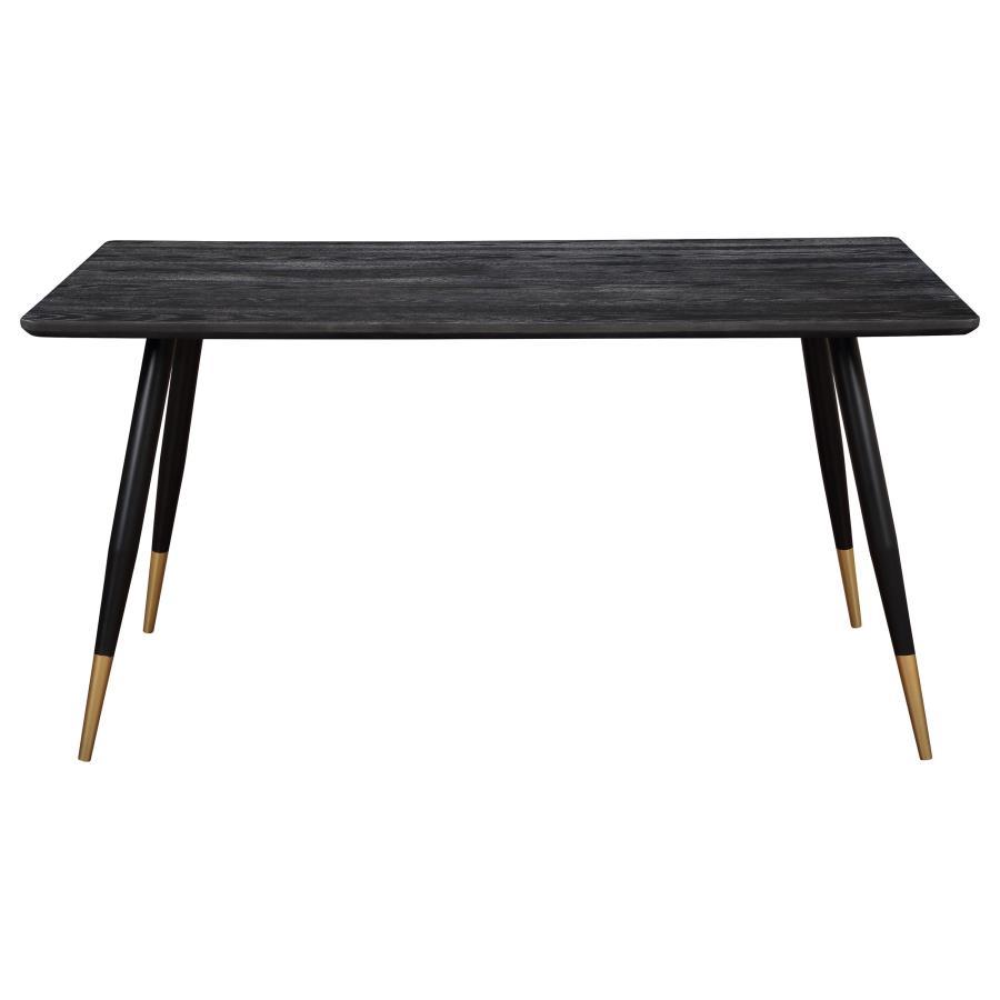 Coaster Fine Furniture Zetta - Rectangular Wood Dining Table - Black | Meri Furniture