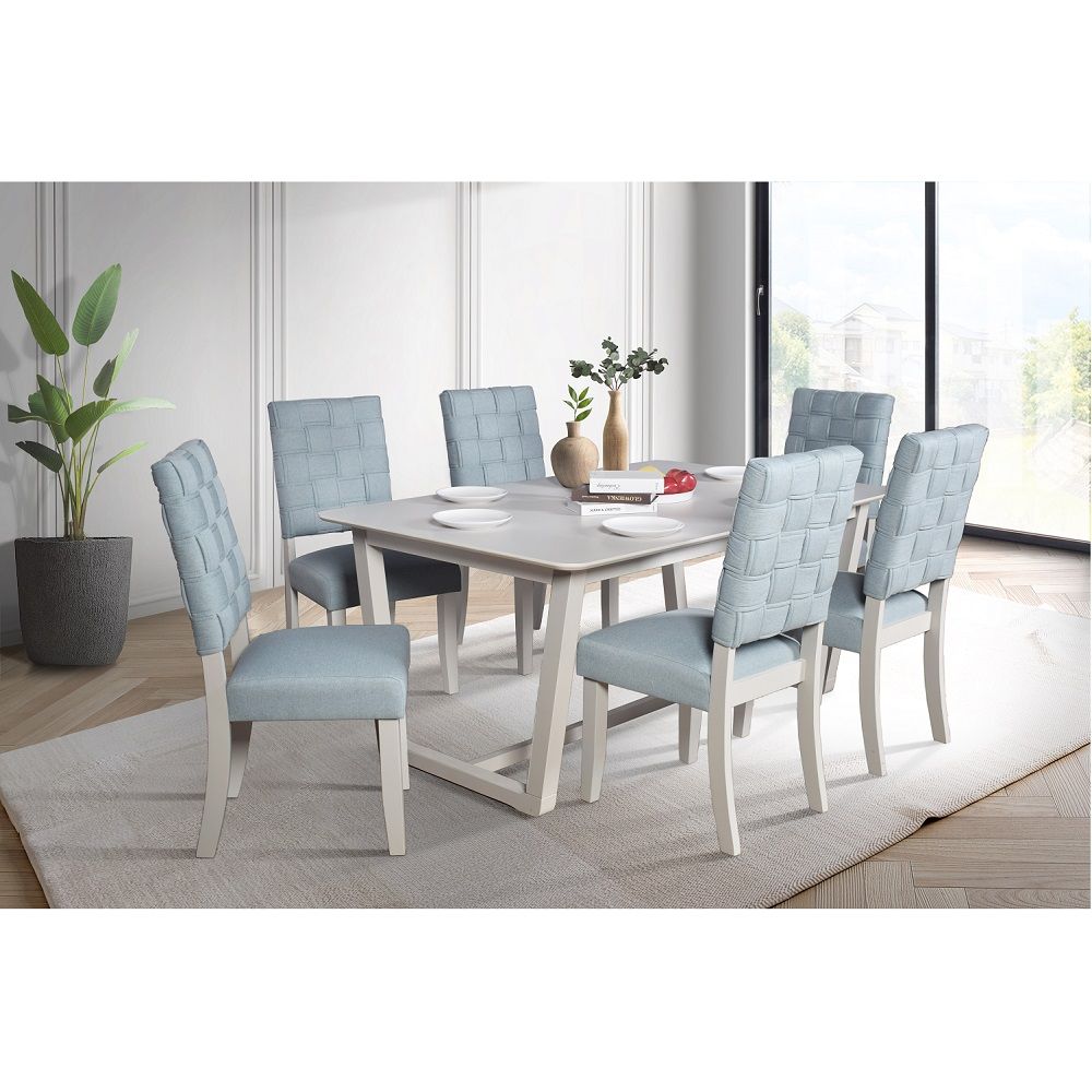 ACME Saree - Dining Table - White | Meri Furniture