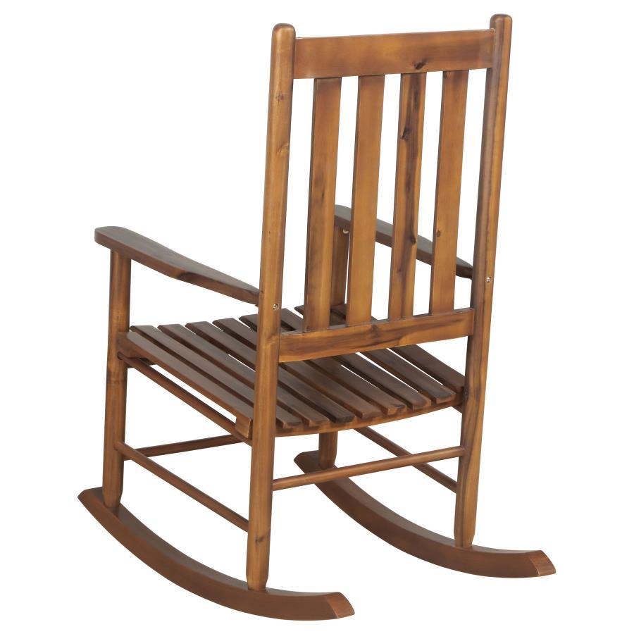 Coaster Fine Furniture Annie - Slat Back Solid Wood Rocking Chair | Meri Furniture