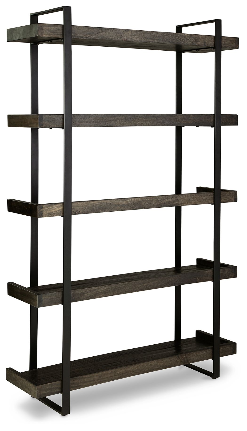 Signature Design by Ashley® Kevmart - Grayish Brown / Black - Bookcase | Meri Furniture