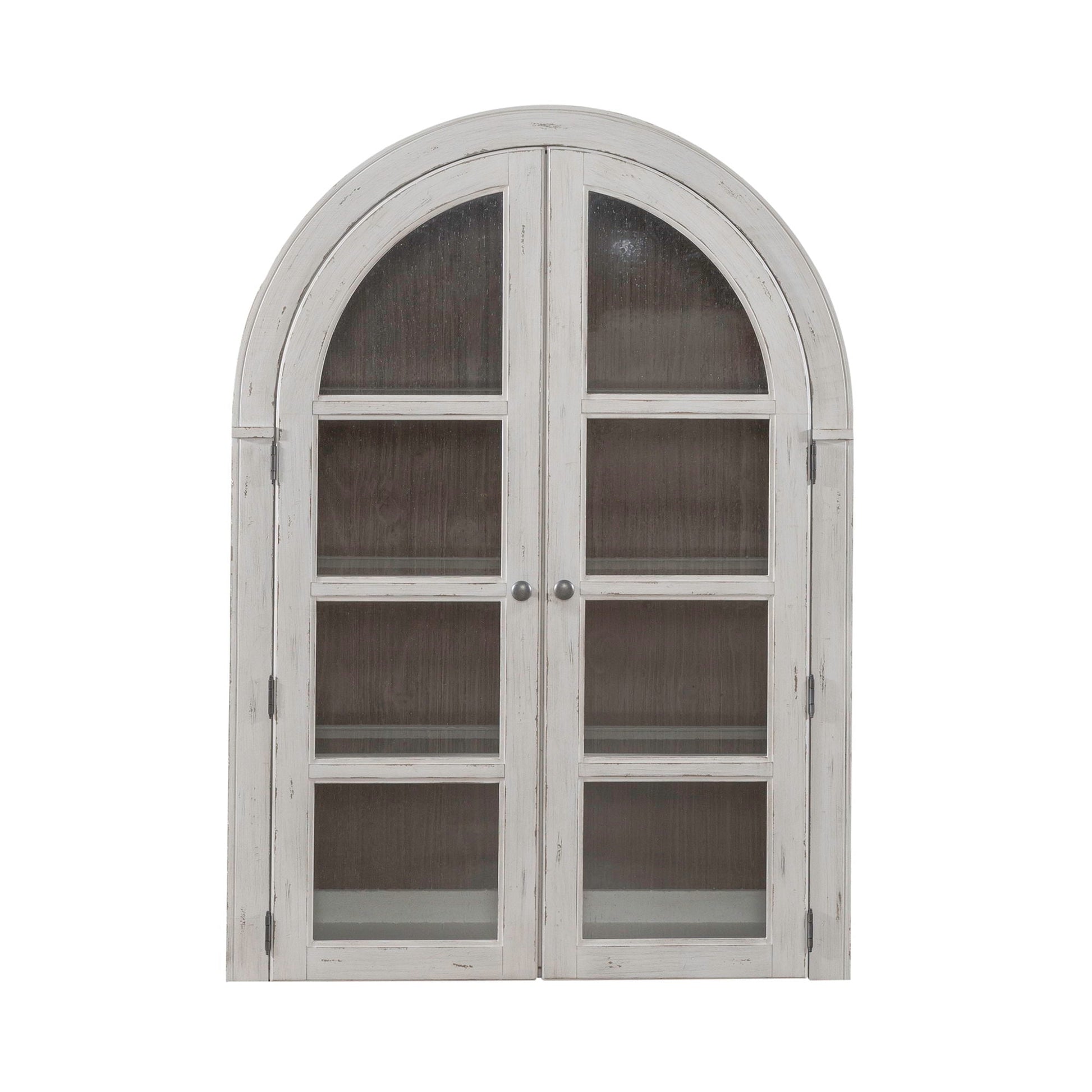 Liberty Furniture River Place - Curio Hutch - White | Meri Furniture
