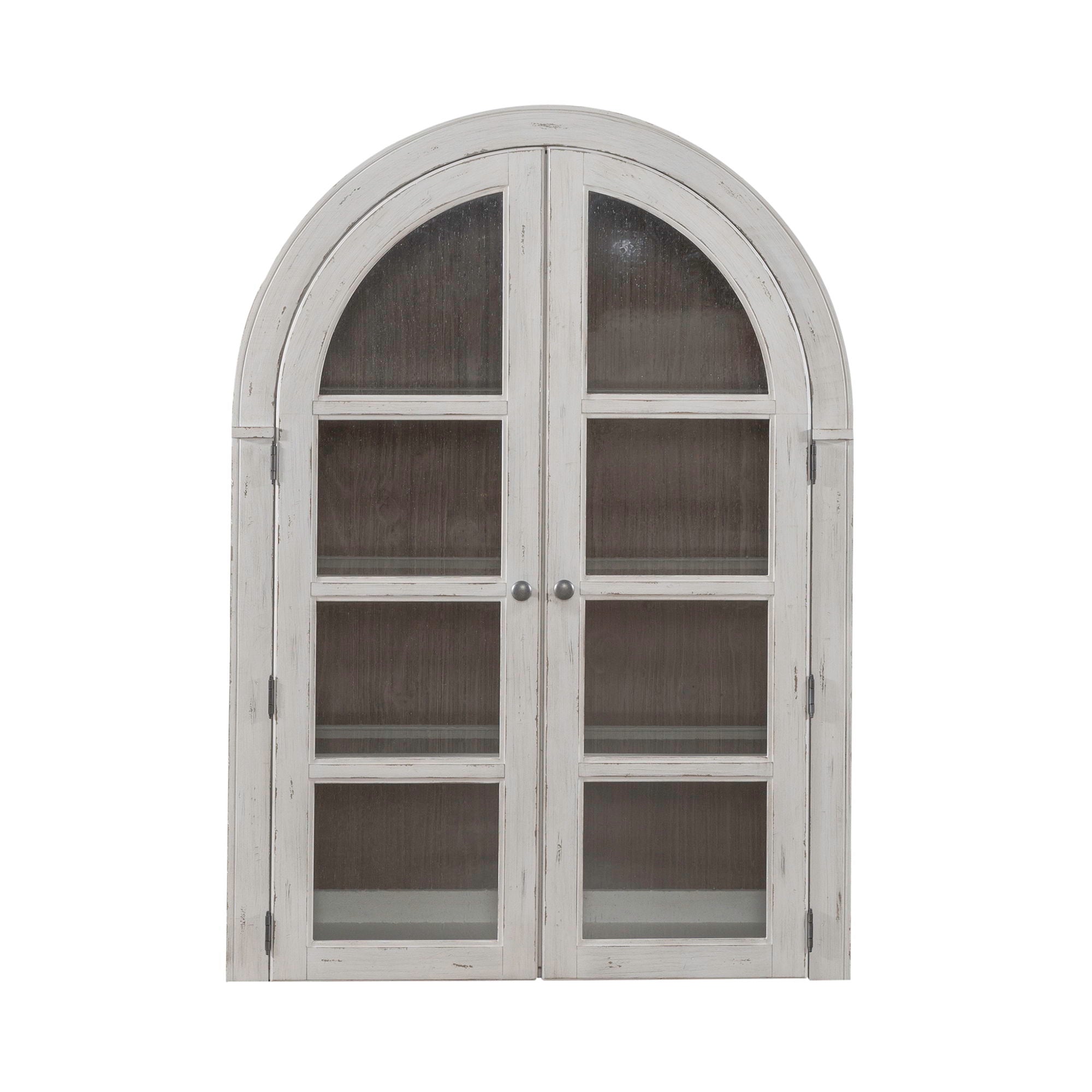 Liberty Furniture River Place - Curio Hutch - White | Meri Furniture