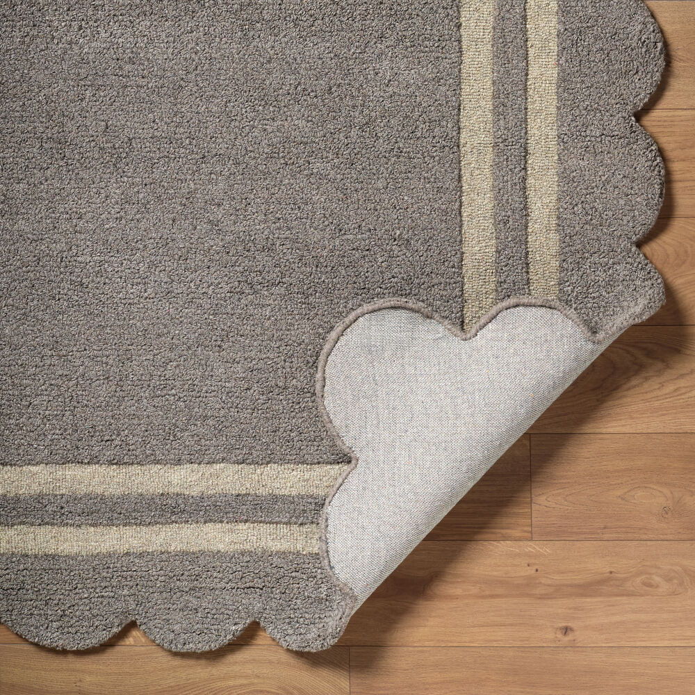 Scalloped Handmade Rug