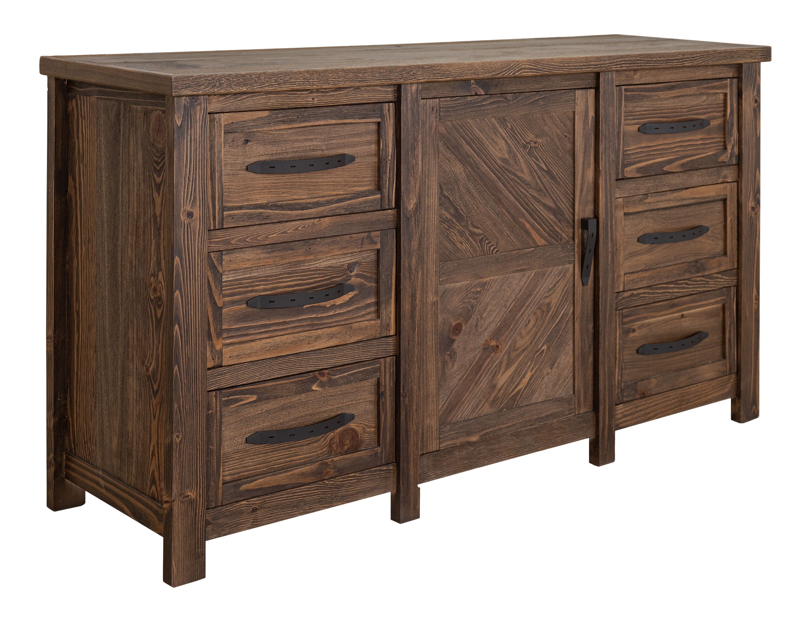 International Furniture Direct Dutton - Dresser - Brown | Meri Furniture