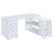 Coaster Fine Furniture Yvette - 3-Drawer L-Shape Computer Desk | Meri Furniture