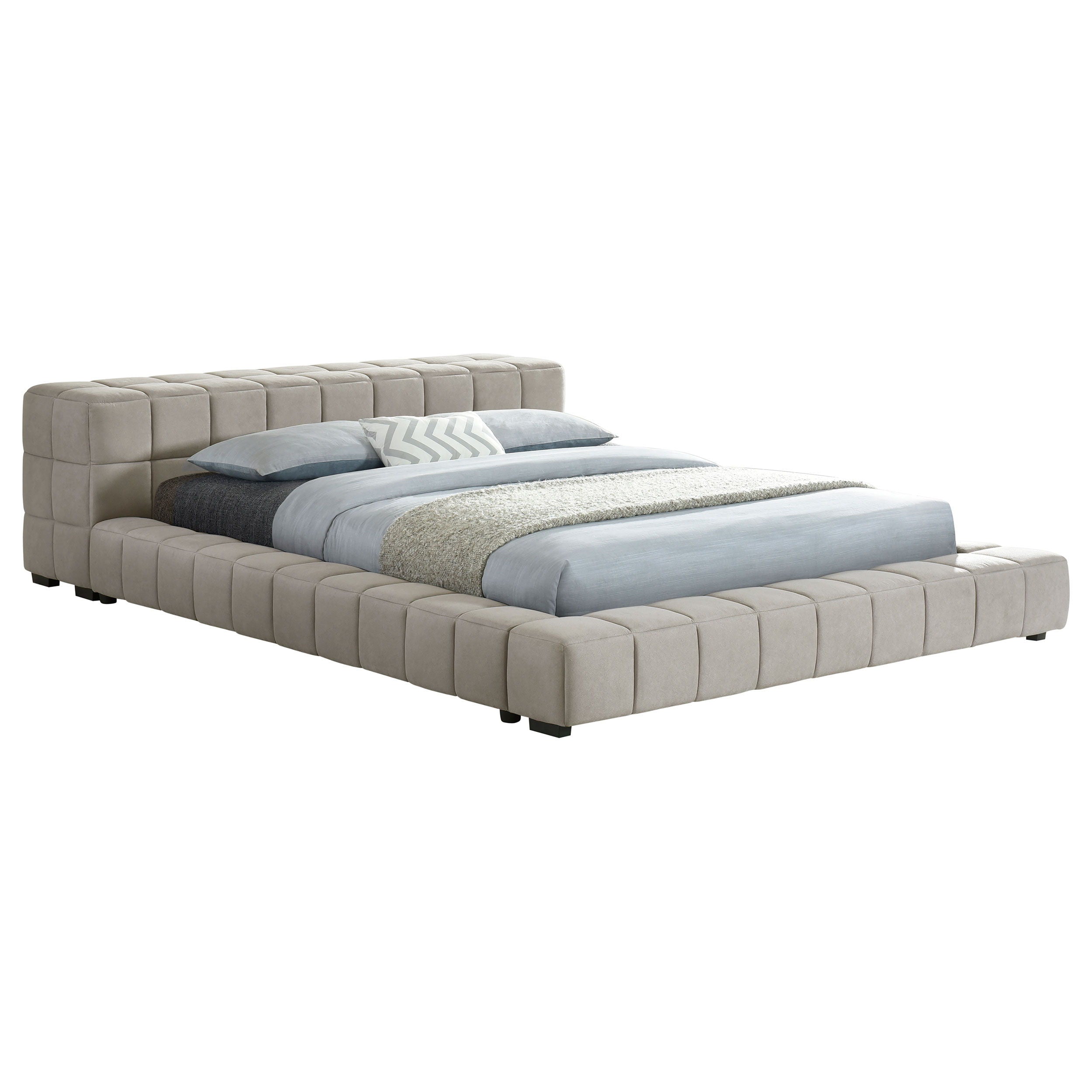 Coaster Fine Furniture Trinity - Upholstered Platform Bed | Meri Furniture